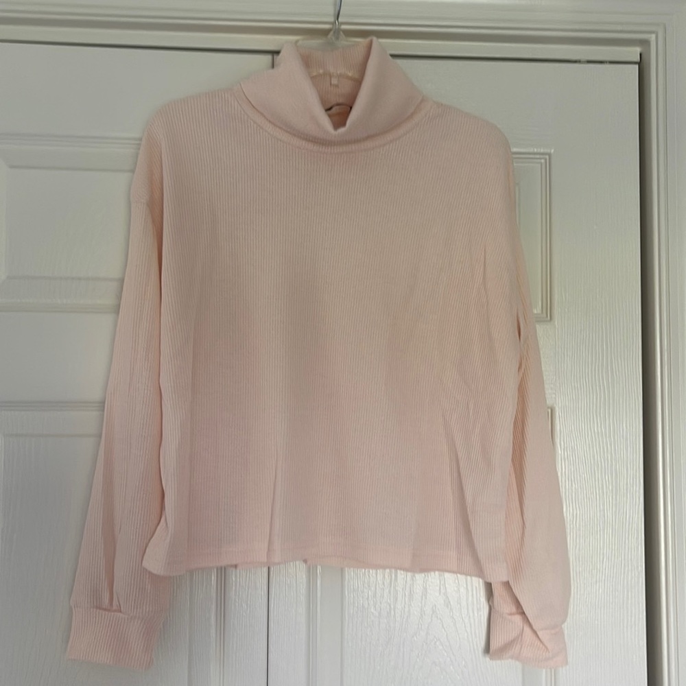 New In Bag Shein Waffle Knit Turtleneck